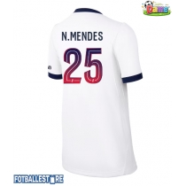 Paris Saint-Germain Nuno Mendes #25 Bortedrakt Dame 2026-27 Kortermet